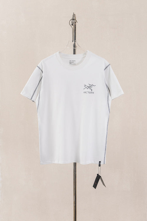 Arc'teryx Contrast Stitch Detail Bird Logo Short Sleeve Tee, Casual Daily Top
